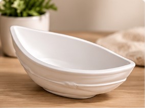 Barco decorativo de Gesso